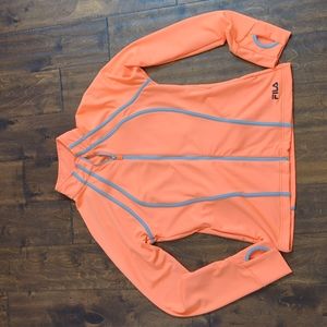 Women's fila zip up